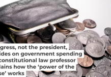 Congress has the authority to spend the nation’s money. Presidents try to get around that limitation. ATU Images-The Image Bank/Getty Images